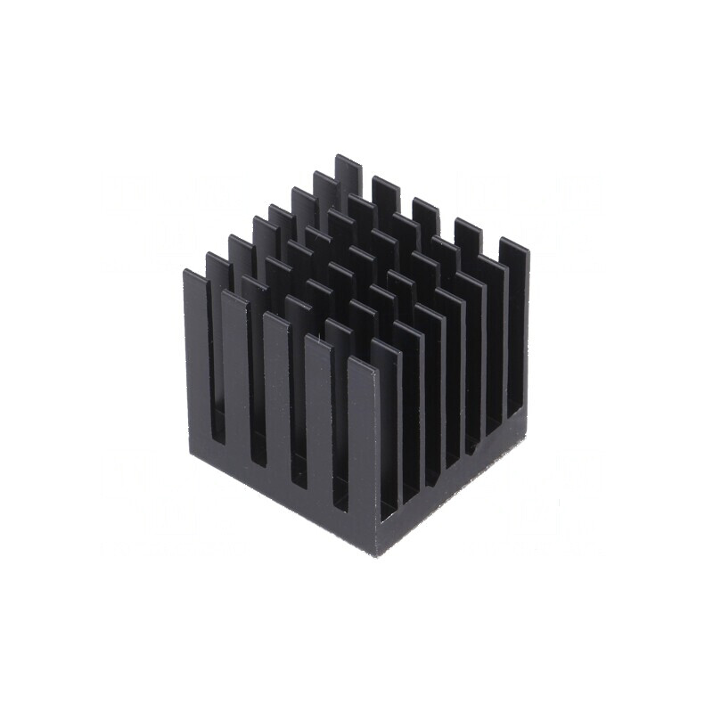 Radiator extrudat cu aripioare negru 25x25 mm | Electronic-mag.ro | Componente Electronice Radiator extrudat cu aripioare negru 25x25 mm | Electronic-mag.ro | Componente Electronice