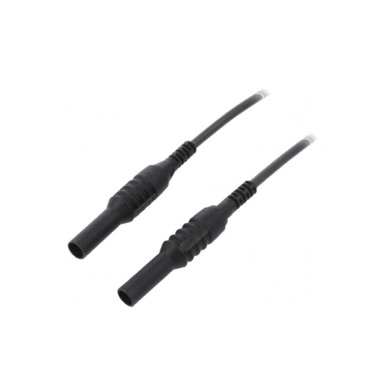 Cablu de măsurare 1kVDC 10A 1,5m negru | Electronic-mag.ro | Componente Electronice