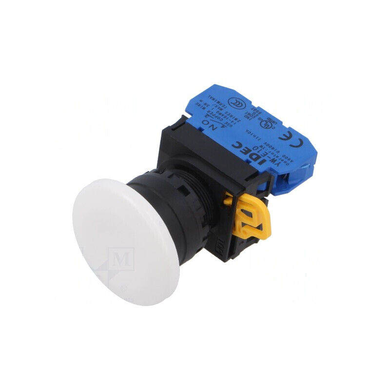 Comutator cu acționare prin apăsare 22mm 2 NO albă | Electronic-mag.ro | Componente Electronice Comutator cu acționare prin apăsare 22mm 2 NO albă | Electronic-mag.ro | Componente Electronice