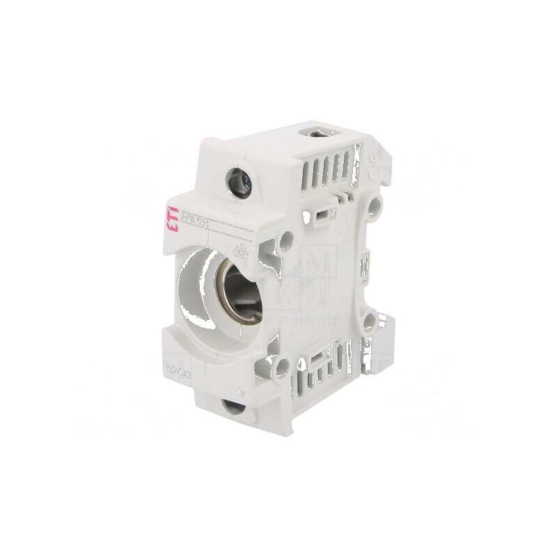 Suport siguranţă D01 pentru şină DIN 16A 400VAC Poli: 1 | Electronic-mag.ro | Componente Electronice
