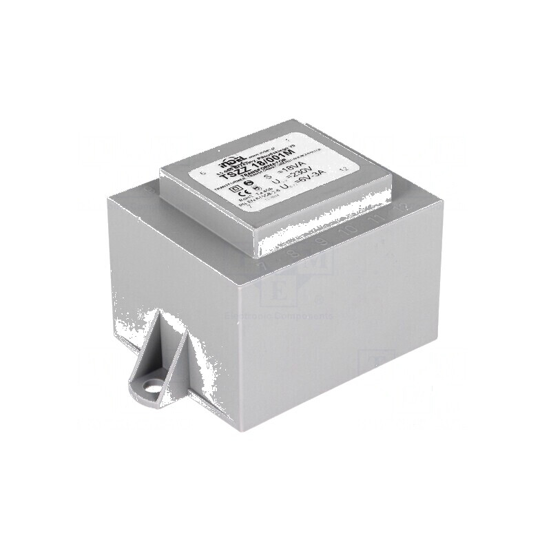 Transformator încapsulat 18VA 230VAC 6V 3A PCB IP00 A 52mm | Electronic-mag.ro | Componente Electronice