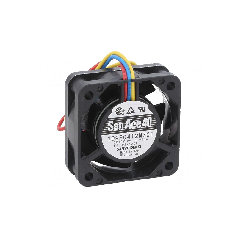 Ventilator axial DC 12VDC 40x40x15mm 9m3/h 24dBA | Electronic-mag.ro | Componente Electronice