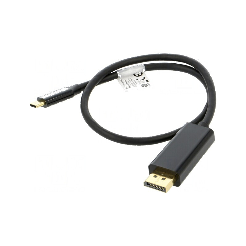 Adaptor DisplayPort 1.2 USB 3.2 0,5m negru | Electronic-mag.ro | Componente Electronice