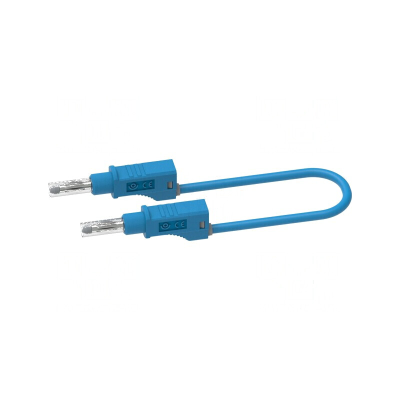 Cablu de măsurare 12A mufă banană 4 mm din ambele părți | Electronic-mag.ro | Componente Electronice