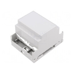 Carcasă pentru şină DIN gri deschis | Electronic-mag.ro | Componente Electronice