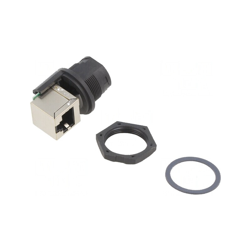 Adaptor PIN 8 Cat 5e IP67 | Electronic-mag.ro | Componente Electronice