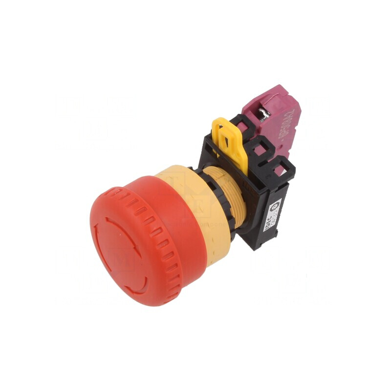 Comutator de siguranță cu 2 contacte NC, roșu | Electronic-mag.ro | Componente Electronice