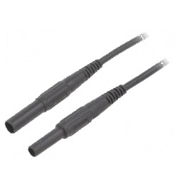 Cablu de măsurare soclu banană 4mm 19A | Electronic-mag.ro | Componente Electronice