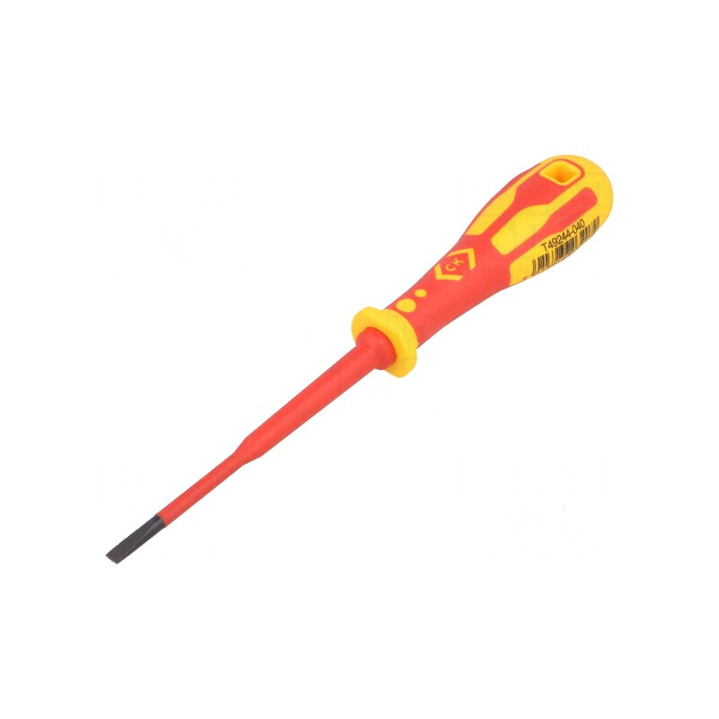 Şurubelniţă izolată slim plată 4,0x0,8mm 100mm | Electronic-mag.ro | Componente Electronice
