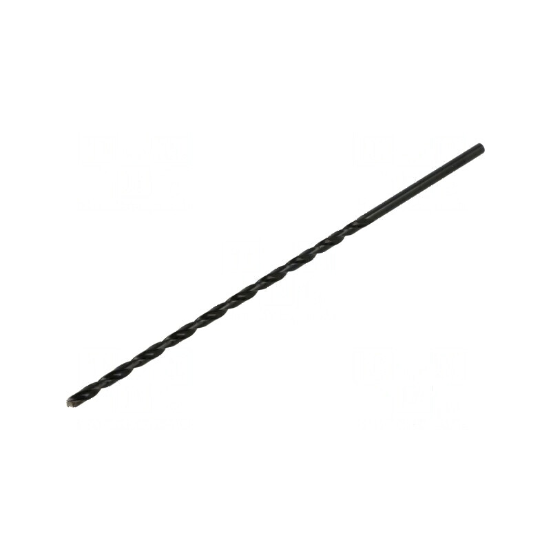 Burghiu pentru metal Ø 4mm L 175mm oțel rapid HSS | Electronic-mag.ro | Componente Electronice
