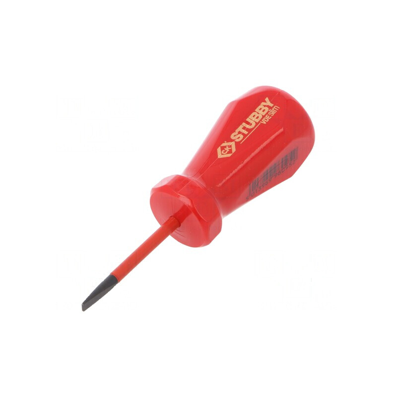 Şurubelniţă izolată slim plată SL 4, 46mm, 1kVAC | Electronic-mag.ro | Componente Electronice