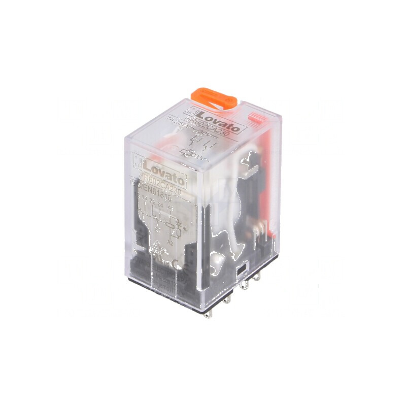 Releu electromagnetic DPDT 230VAC, contacte max 7A | Electronic-mag.ro | Componente Electronice