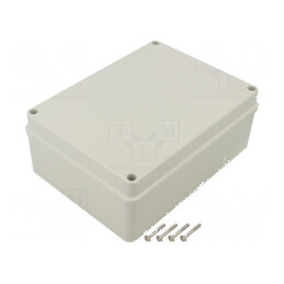 Carcasă universală SCABOX gri IP56 148mm x 198mm x 80mm | Electronic-mag.ro | Componente Electronice