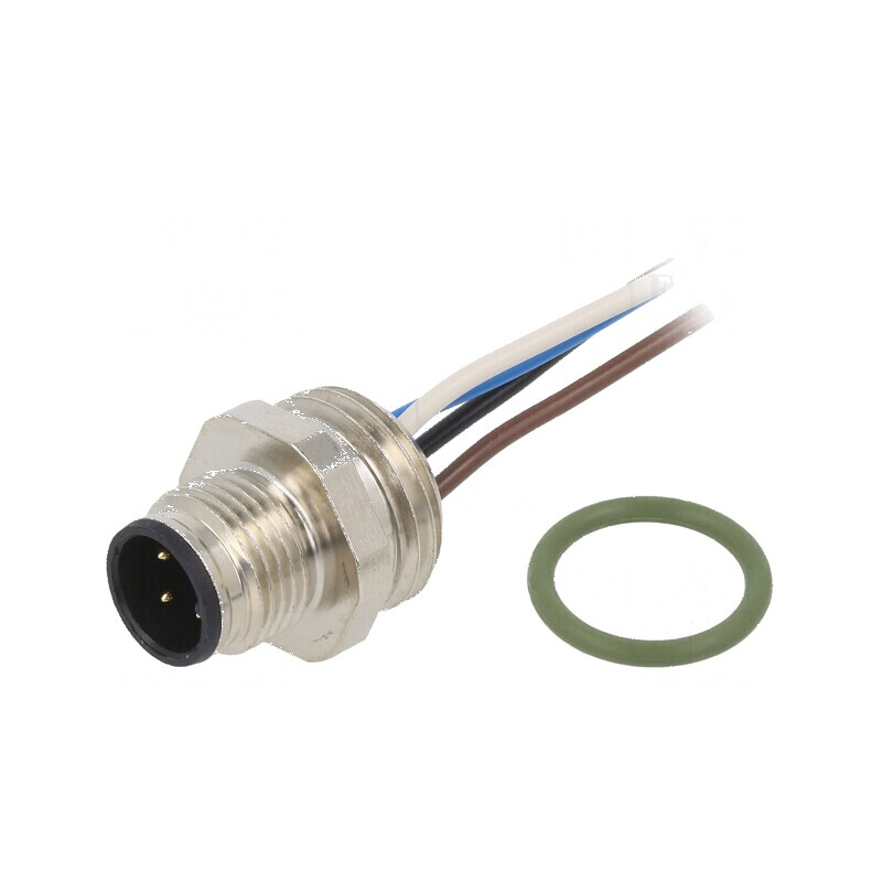Conector M12 soclu PIN 4 tată A-DeviceNet CANopen IP67 | Electronic-mag.ro | Componente Electronice