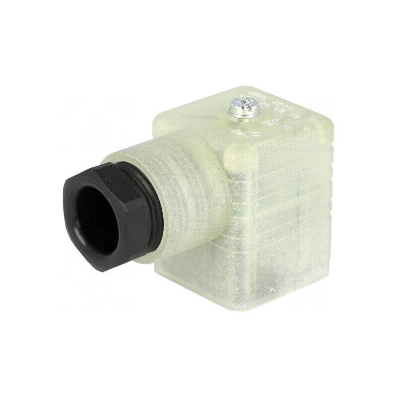 Conector cu valvă format A 18mm mamă PIN 3 unghi 90° | Electronic-mag.ro | Componente Electronice