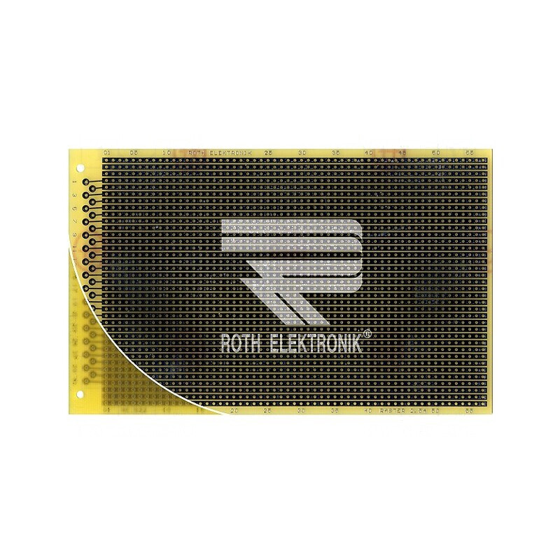 Placă universală prototip 100mm x 160mm, faţă simplă | Electronic-mag.ro | Componente Electronice