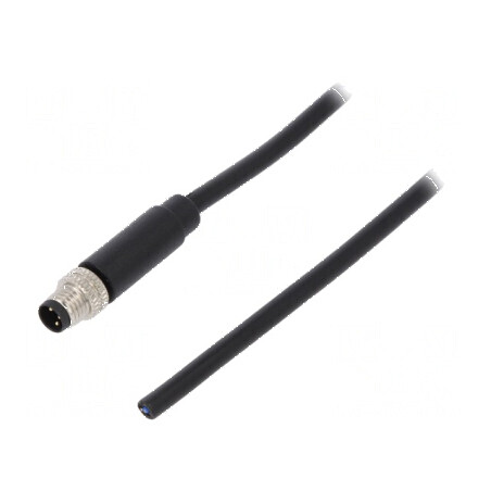 Conector M8 tată 3 pini cu cablu 3A 60V | Electronic-mag.ro | Componente Electronice
