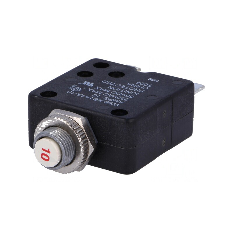 Întrerupător de supracurent Unom 250VAC 50VDC 10A SPST-NC | Electronic-mag.ro | Componente Electronice