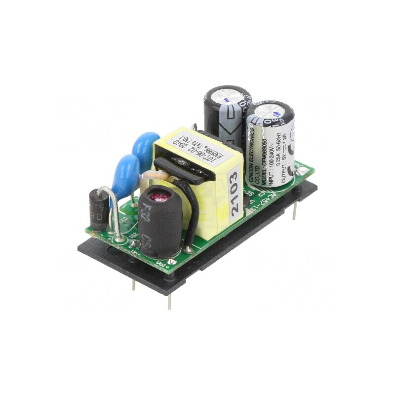 Convertor AC/DC 6W 5VDC 90-264VAC 120-370VDC | Electronic-mag.ro | Componente Electronice