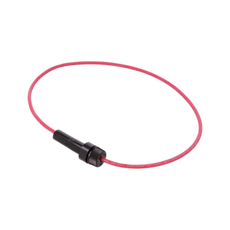 Clemă siguranţe cilindrice 6,3x32mm 20A 600VAC pe cablu | Electronic-mag.ro | Componente Electronice Clemă siguranţe cilindrice 6,3x32mm 20A 600VAC pe cablu | Electronic-mag.ro | Componente Electronice