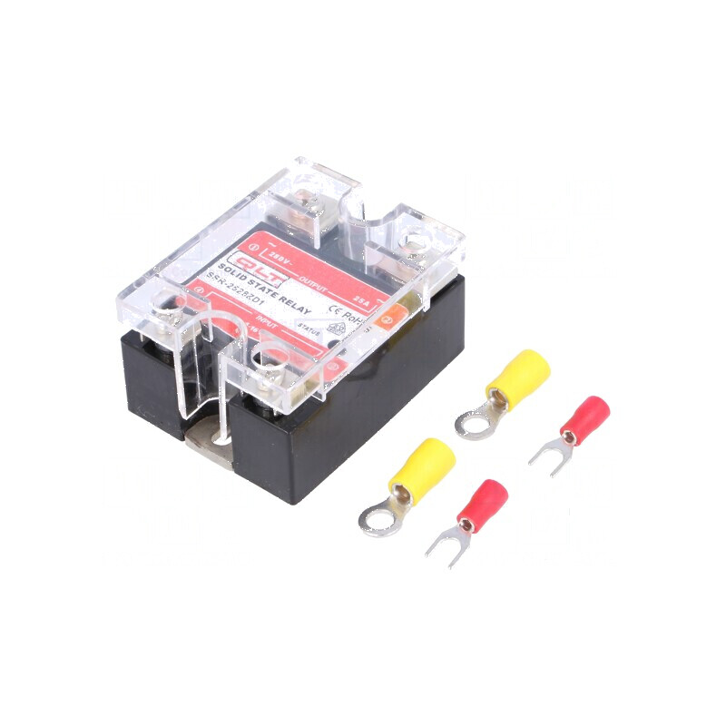 Releu semiconductor Ucom 4-16VDC 25A 24-280VAC SSR-Z 1-fazat | Electronic-mag.ro | Componente Electronice
