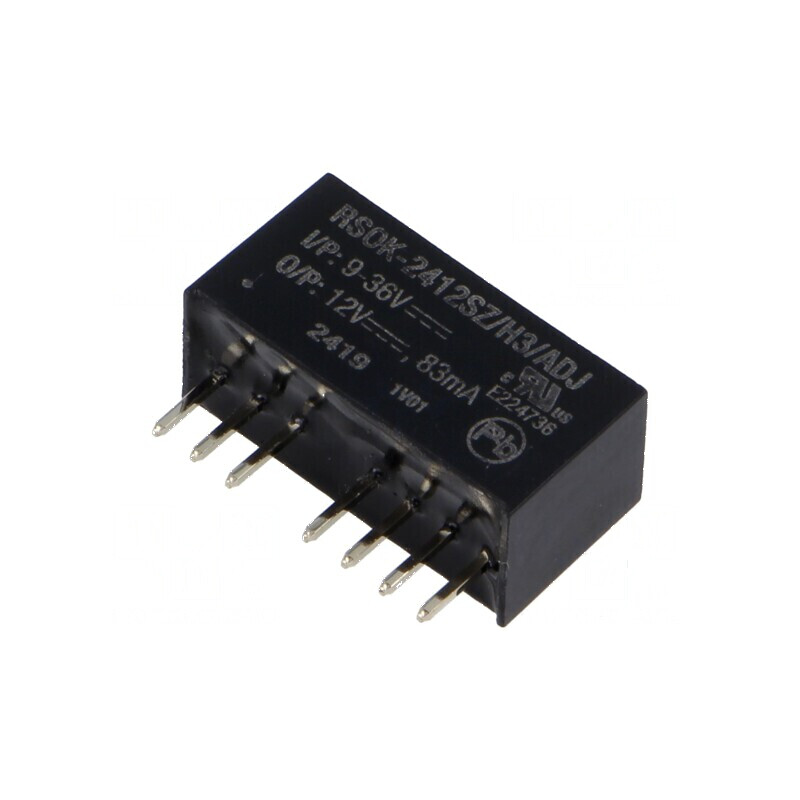 Convertor DC/DC 1W 9-36V la 3,3-17V 167mA | Electronic-mag.ro | Componente Electronice
