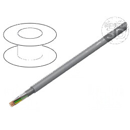 Cablu ecranat LiY-CY 12x1,5mm² cu tressă de cupru cositorit PVC | Electronic-mag.ro | Componente Electronice