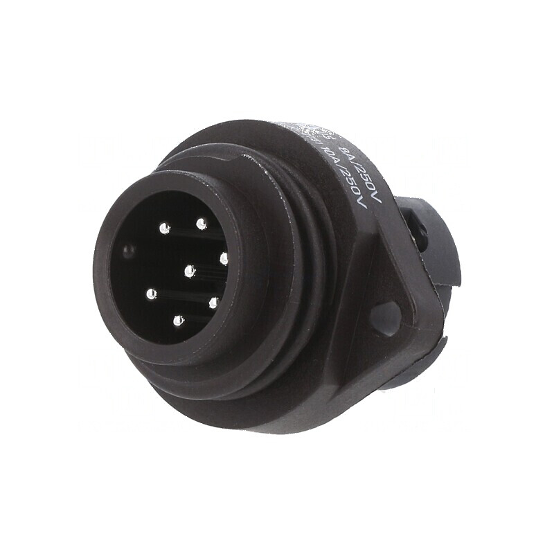 Conector circular 692, 693, RD24 250V PIN 7 soclu tată 10A | Electronic-mag.ro | Componente Electronice
