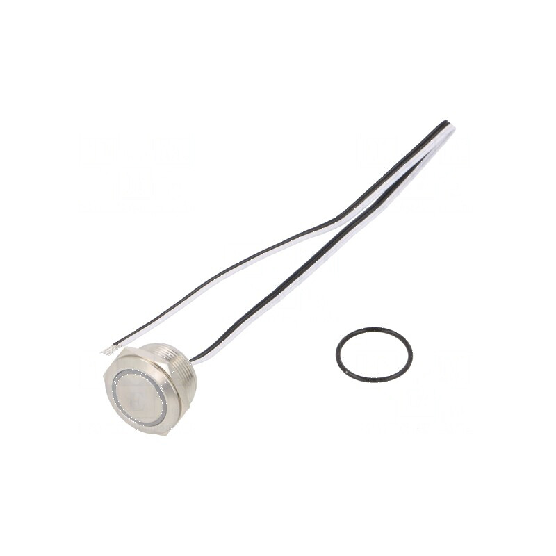 Comutator anti-vandalism Poz 2 SPST-NO 50mA 24VDC IP65 albă | Electronic-mag.ro | Componente Electronice