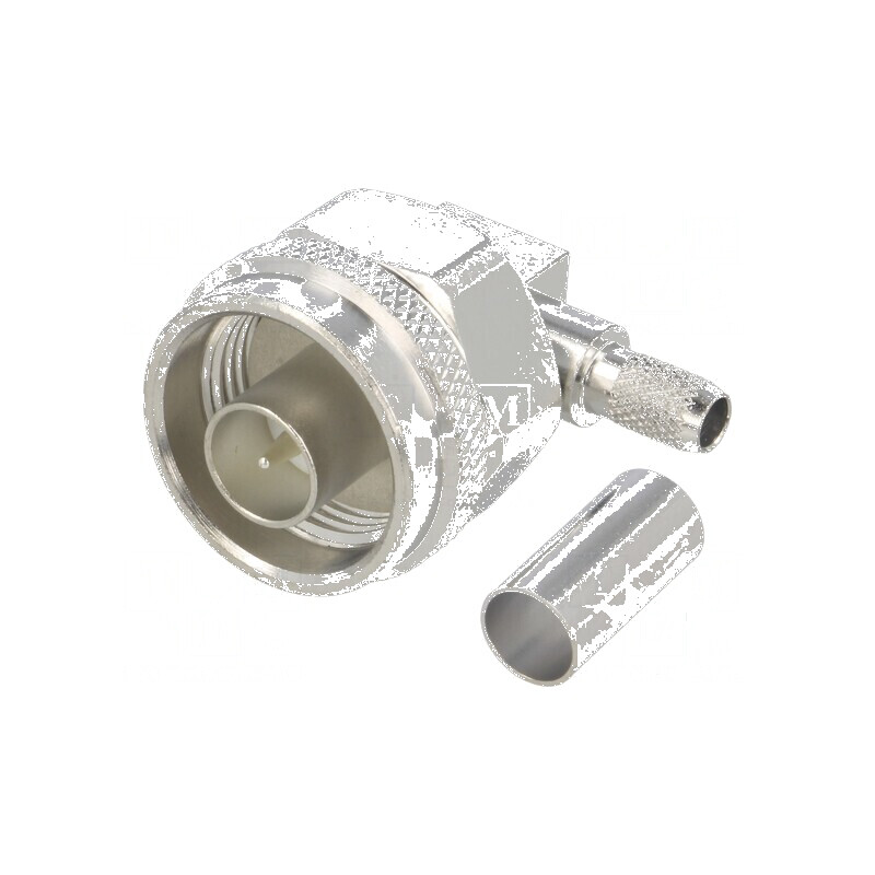 Conector N mufă tată unghi 90° 50Ω pentru RG142, RG223, RG400 PTFE | Electronic-mag.ro | Componente Electronice