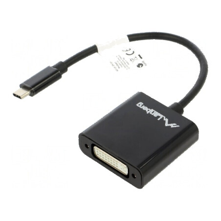 Cablu adaptor USB 3.1 la DVI-I cu mufă USB C nichelată | Electronic-mag.ro | Componente Electronice