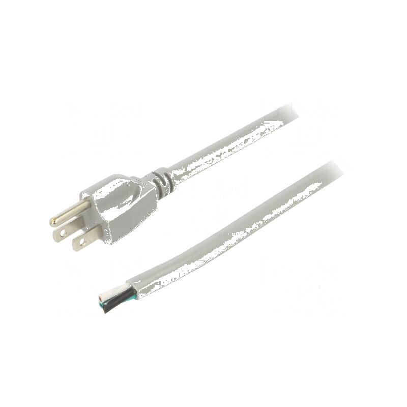 Cablu 3x14AWG NEMA 5-15 (B) 3,5m gri 13A PVC | Electronic-mag.ro | Componente Electronice Cablu 3x14AWG NEMA 5-15 (B) 3,5m gri 13A PVC | Electronic-mag.ro | Componente Electronice