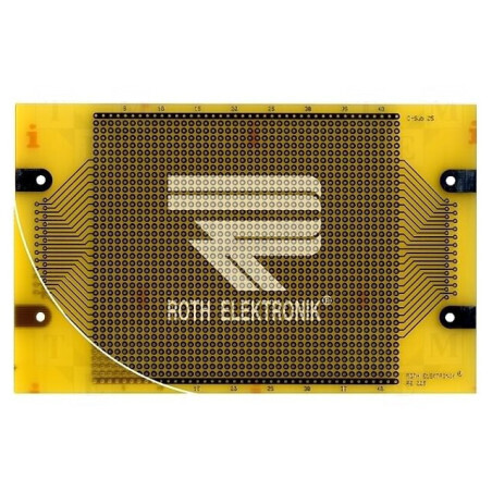 Placă universală eurocard singură faţă 100mm | Electronic-mag.ro | Componente Electronice