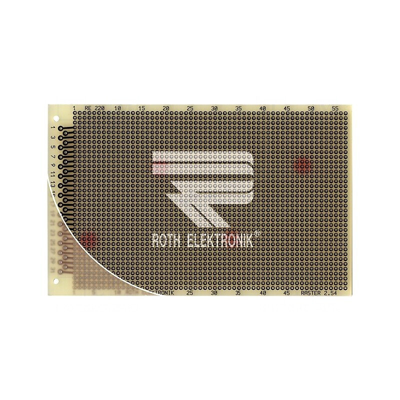 Placă universală singură faţă 100mm x 160mm | Electronic-mag.ro | Componente Electronice
