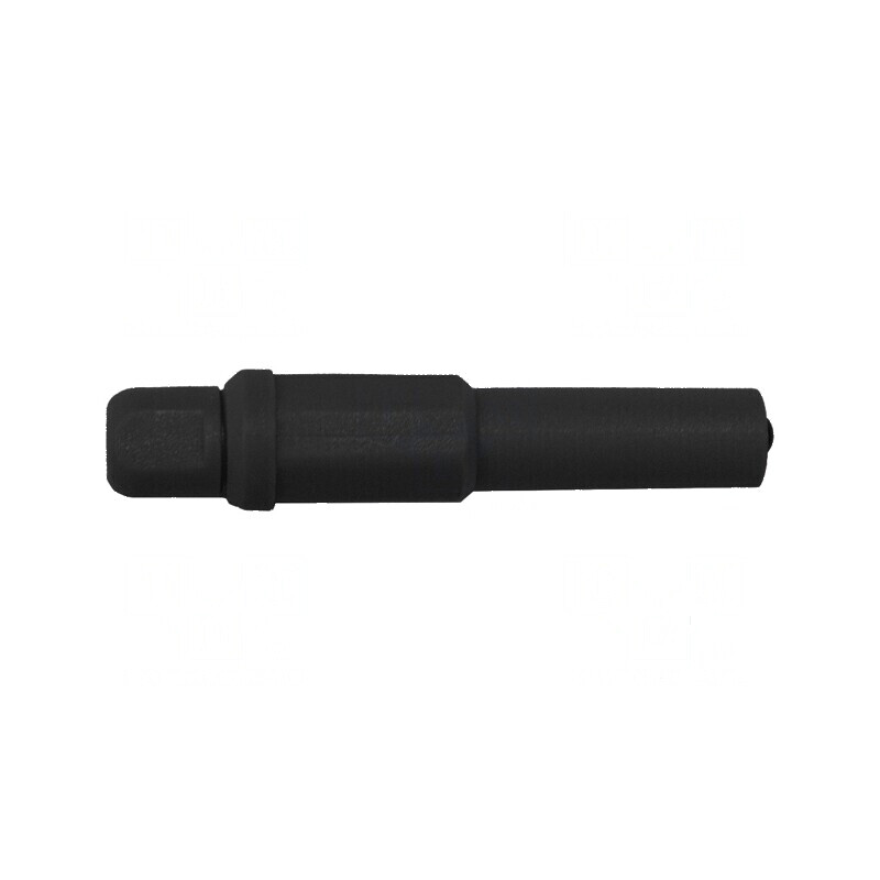 Conector banană 4mm 20A 1kV negru nichelat | Electronic-mag.ro | Componente Electronice