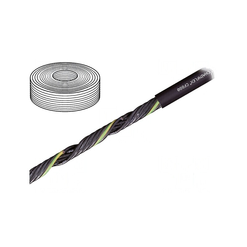 Cablu de control chainflex® CF880 25G 0,5mm2 PVC negru | Electronic-mag.ro | Componente Electronice