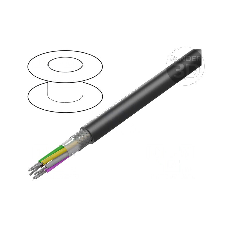 Cablu LiYCY UL 24x24AWG PVC negru 300V | Electronic-mag.ro | Componente Electronice Cablu LiYCY UL 24x24AWG PVC negru 300V | Electronic-mag.ro | Componente Electronice