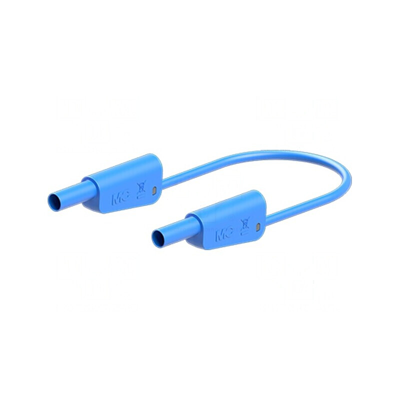 Cablu de măsurare 19A cu mufă banană 4 mm, ambele părţi | Electronic-mag.ro | Componente Electronice