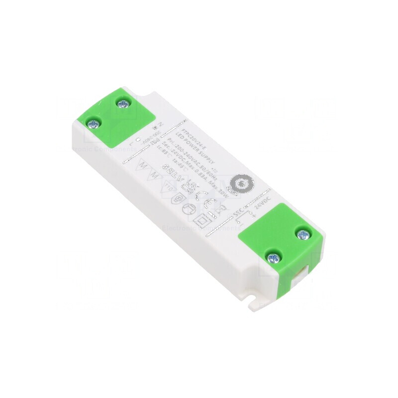 Alimentator pulsatoriu LED 20W 24VDC 833mA FTPC-E | Electronic-mag.ro | Componente Electronice