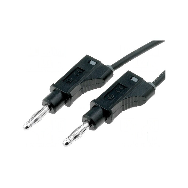 Cablu de măsurare 70VDC 33VAC 20A cu soclu axial 4mm negru | Electronic-mag.ro | Componente Electronice