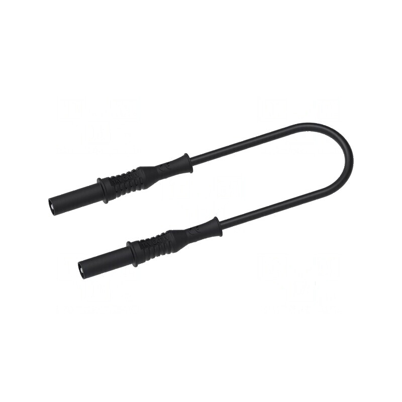 Cablu de măsurare 12A cu mufă banană 4 mm, 2 capete | Electronic-mag.ro | Componente Electronice