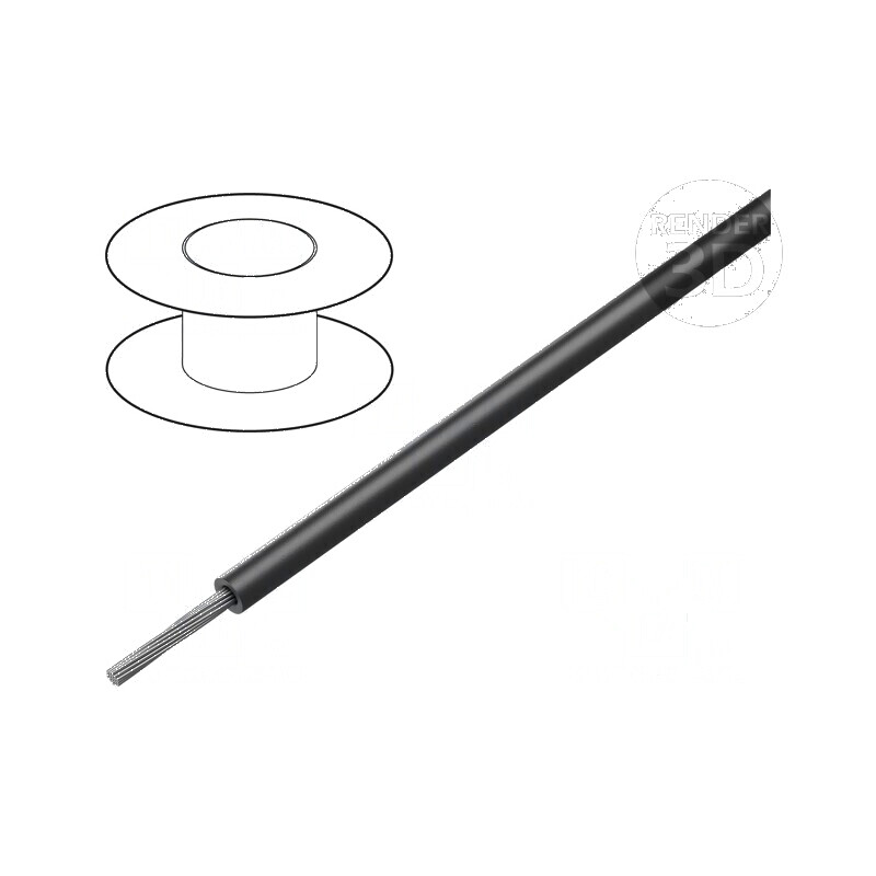 Cablu ÖLFLEX® HEAT 260 SC 1x10AWG Cu PTFE negru | Electronic-mag.ro | Componente Electronice