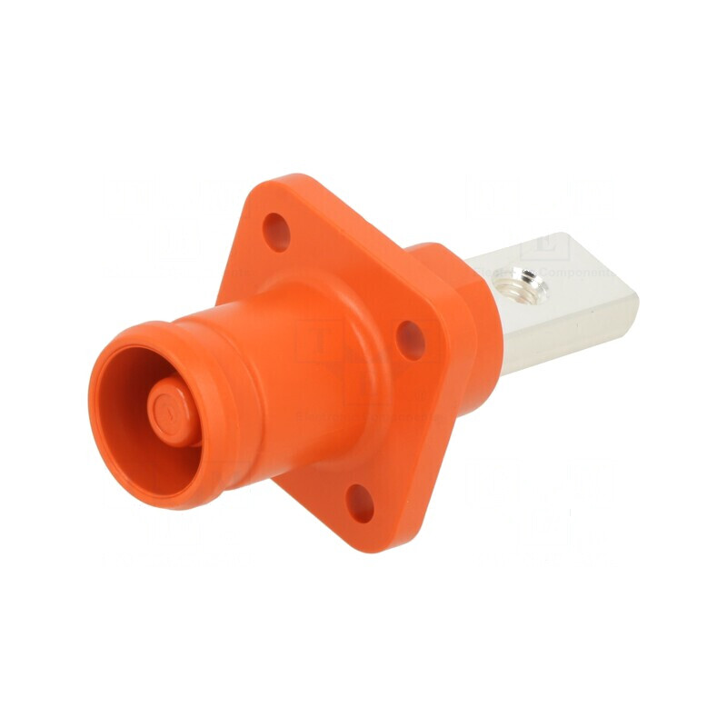 Conector alimentare DC soclu tată PIN 1 pentru montare pe panou | Electronic-mag.ro | Componente Electronice