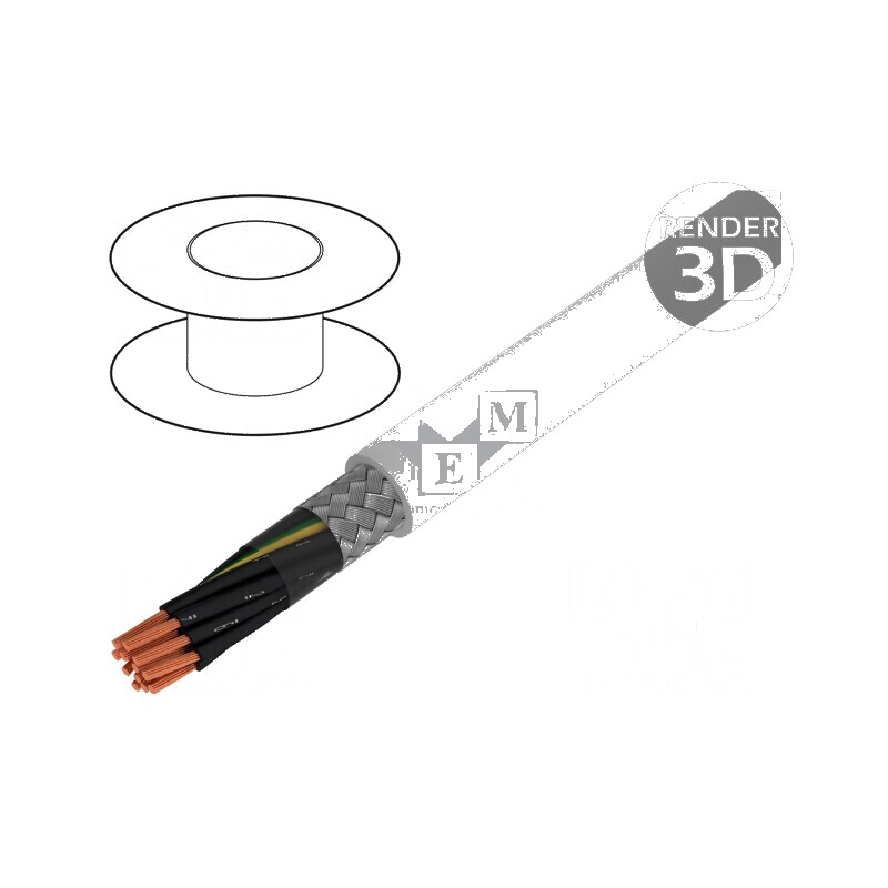 Cablu ÖLFLEX® CLASSIC 115 CY 18G1mm2 PVC gri 300V/500V | Electronic-mag.ro | Componente Electronice