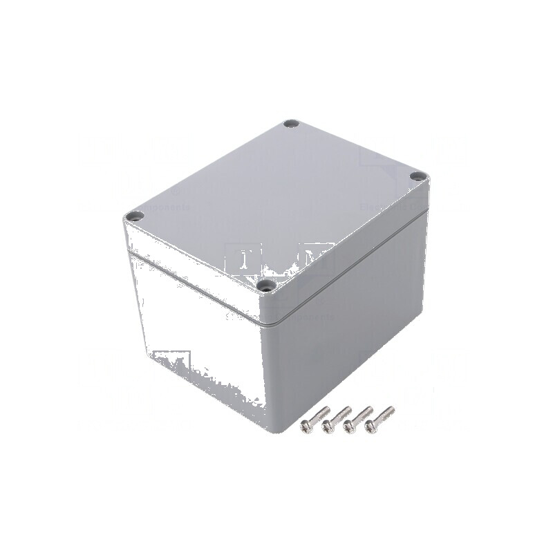 Carcasă universală ABS gri închis IP67 90mm x 115mm x 80mm | Electronic-mag.ro | Componente Electronice