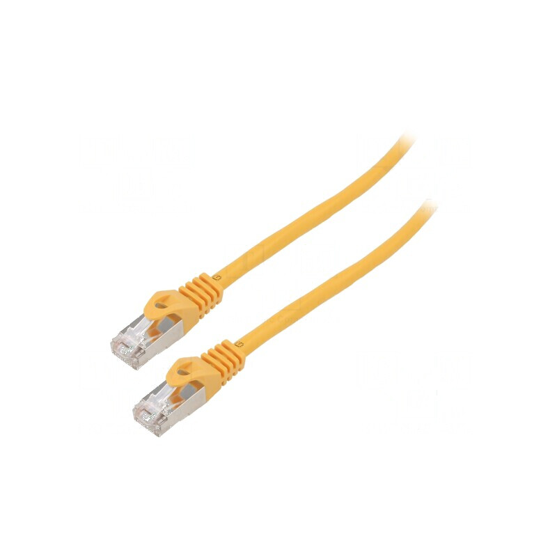 Patch cord F/UTP 6 litat CCA PVC galben 30m 26AWG | Electronic-mag.ro | Componente Electronice