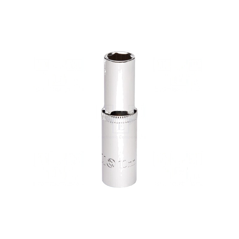 Cap tubular HEX 10mm 3/8 inch 6 puncte oţel crom-vanadium 64mm | Electronic-mag.ro | Componente Electronice Cap tubular HEX 10mm 3/8 inch 6 puncte oţel crom-vanadium 64mm | Electronic-mag.ro | Componente Electronice