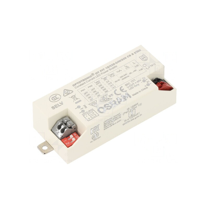 Alimentator pulsatoriu LED 17,7W 30-42VDC 225-350mA IP20 | Electronic-mag.ro | Componente Electronice