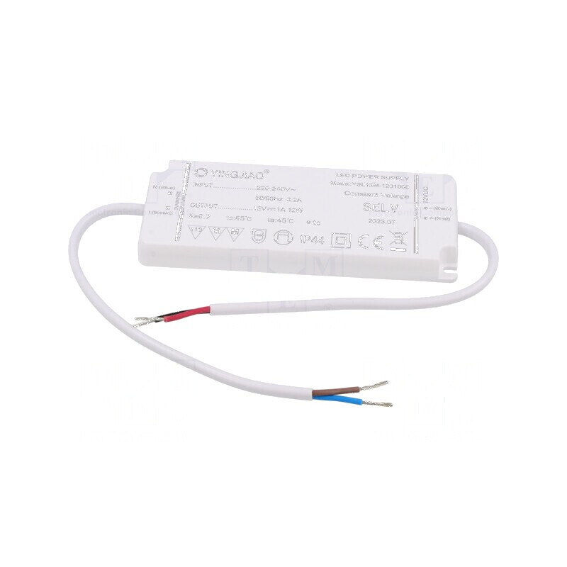 Alimentator LED 12W 12VDC 1A IP44 220-240VAC | Electronic-mag.ro | Componente Electronice