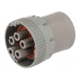 Conector circular mufă mamă HD10 cu cablu PIN 5, temperatură 55÷125°C | Electronic-mag.ro | Componente Electronice